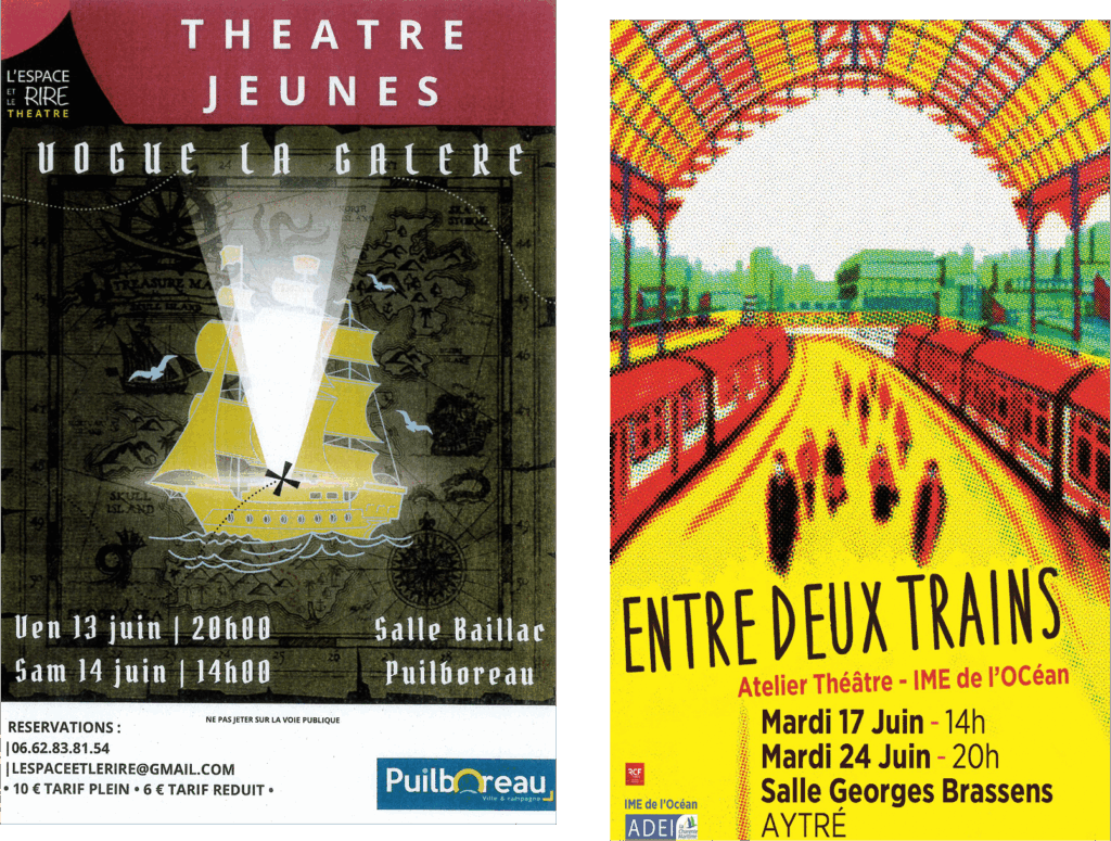 Affiches de theatre