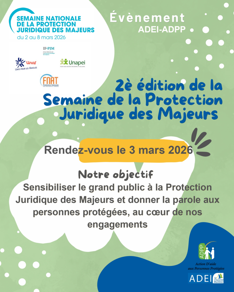 2eme edition de la semaine de la protection juridique des majeurs journee ADPP page