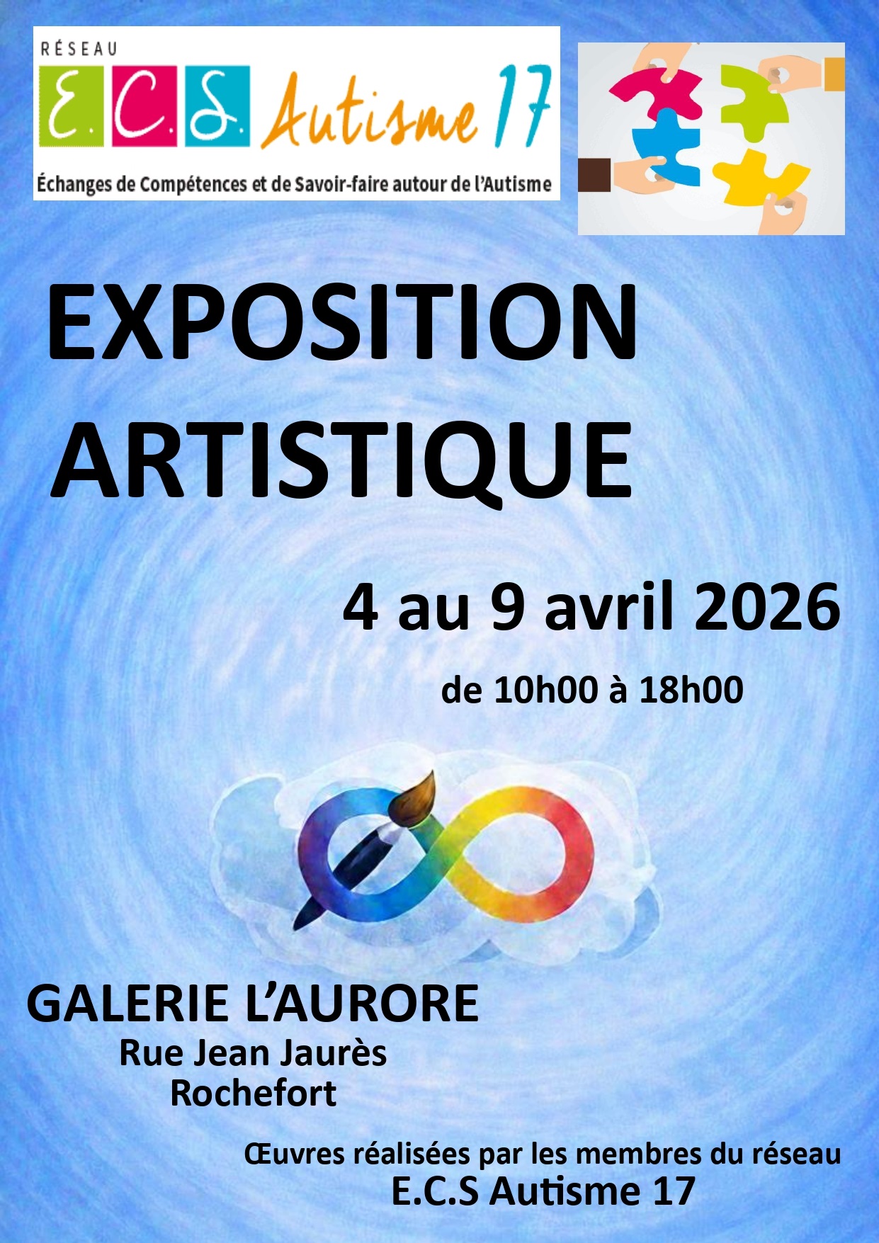 Exposition artistique ECS autisme 17