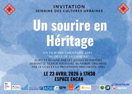 "Un sourire en héritage", invitation projection 1 un sourire en heritage